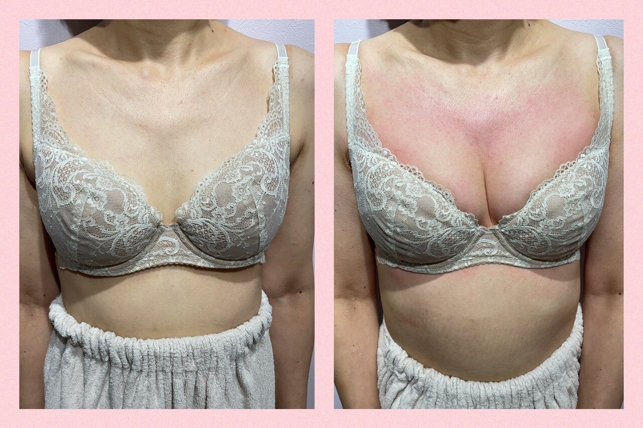 育乳マッサージ！before,after