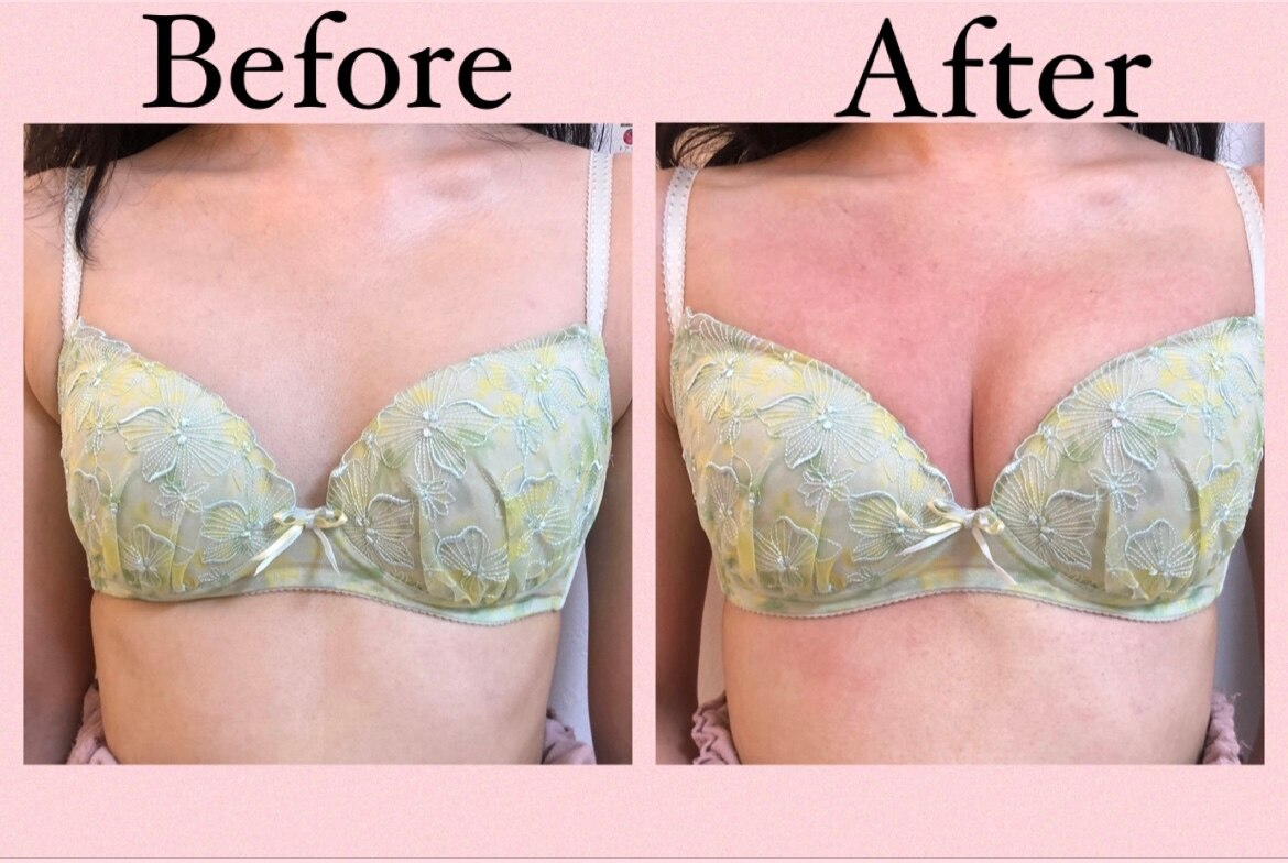 育乳バストアップ!before、after