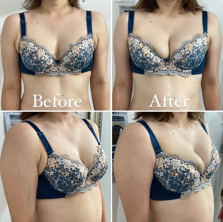 授乳後のバストケア開始☆