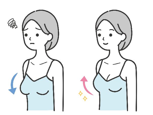 バストの位置下がってない?気づいた今が育乳開始!